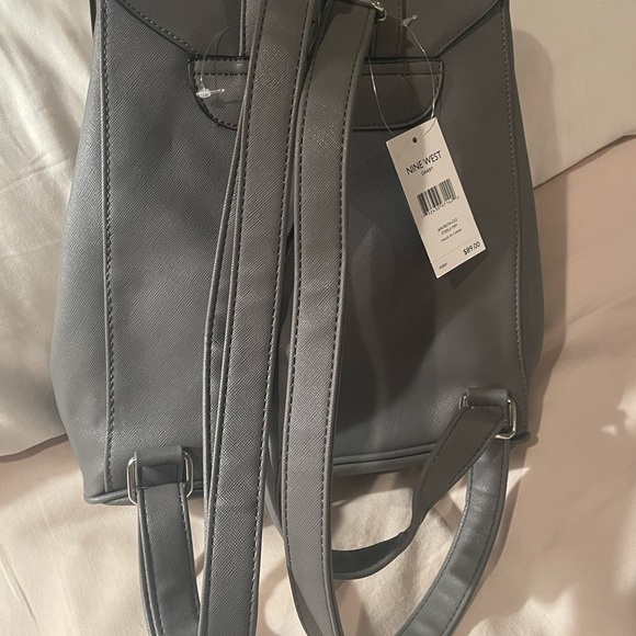 *NEW* Nine West Darby Backpack - Steele Gray, Small Backpack - Picture 4 of 4